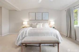 High ceilings here as well!