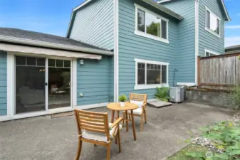 Heat pump makes warm summer days a bit more manageable.