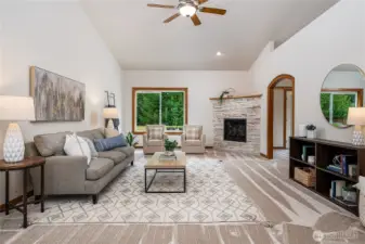 View as you enter the home.