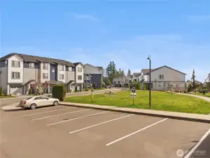 Tons of parking for guests