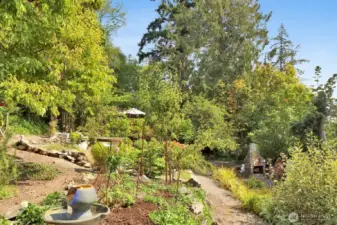 Beautiful mature landscaping throughout