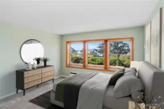 Lower level bedroom