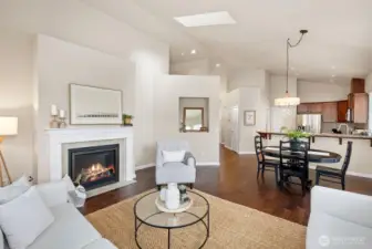 Wide open living spaces blended in a way for optimum enjoyment.