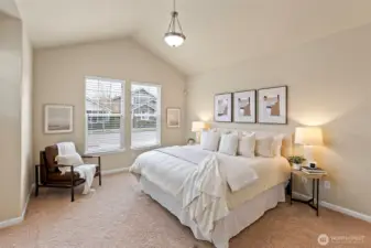 Bedroom 2 - repeat: space, storage and ensuite.