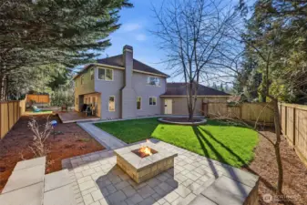 New Firepit and gathering area