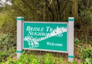 Nearby Bridle Trails State Park offers 28 miles of walking trails