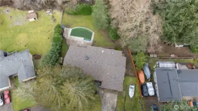 Over a 1/3 acre lot.  Wow!