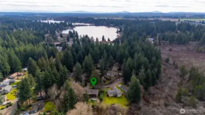 Near proximity to 2 lakes both with public boat launches! Hicks Lake...