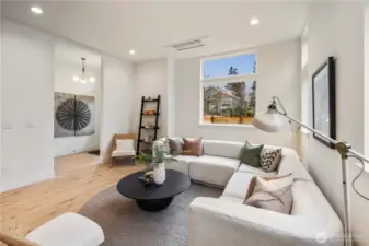 Enjoy great conversations in this enlightened space.