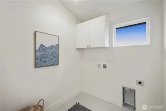 Walk in laundry room