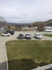 Parking is plentiful.