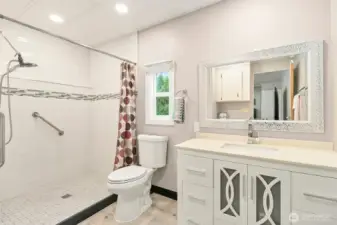 Primary bathroom.