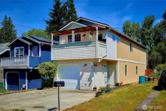Front/Side view of home