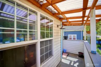 Front Patio Above Entrance
