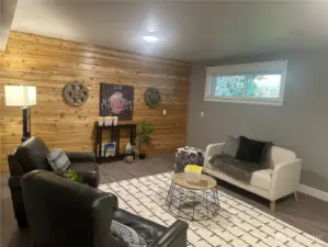 downstairs family room