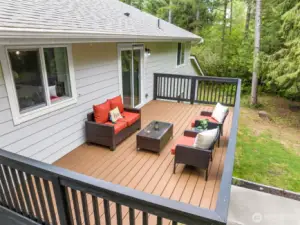 Trex Deck off the dining room
