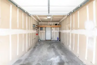 One-car garage plus additional guest and street parking.