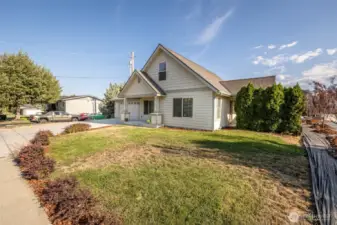 Large front yard