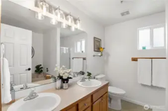 Large primary en suite.