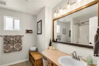 Additional large bathroom.
