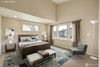 Primary BDRM digitally staged