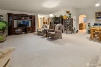 Living room for entertaining and family time