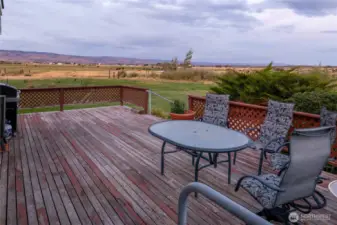 Enjoy the outdoors on the 3/4 wrap deck