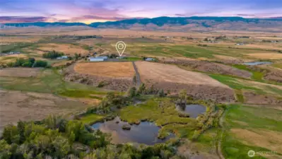 95.8 acres of land, perfect for hunting, wildlife, livestock. 79 irrigable acres and high-quality alfalfa and orchard grass. Lease for hay or use for your animals.