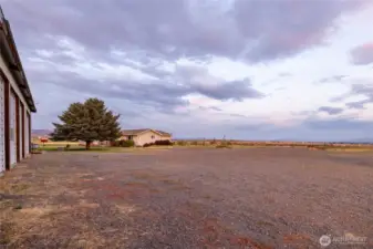Plenty of space for parking your vehicles/tractors, any ranch equipment.