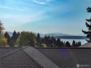 The magnificent view from the rooftop of 3232 Cape George Rd.