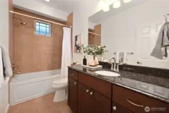 2nd full bathroom upstairs.