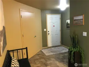 Extra wide bedroom door for Wheelchair access