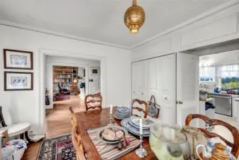 Dining Room looking into Living Room .