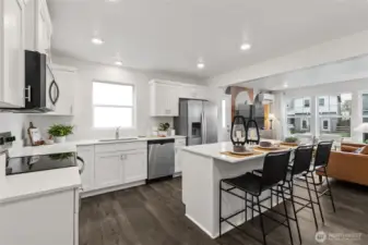 Stainless appliances. Photo is for representation purposes only