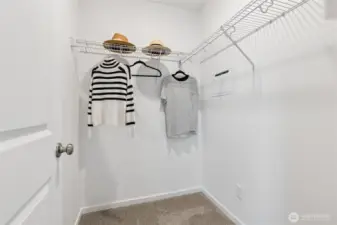 Great closet storage! Photo is for representation purposes only