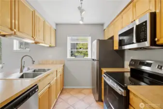 Kitchen with Bay Window