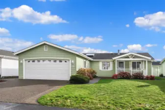 A standalone manufactured home on one level, located in the gated community of Majestic View Estates. Legally a condominium, but lives like single-family as the unit consists of the home and the lot it sits on, and owner is responsible for all maintenance of the home.