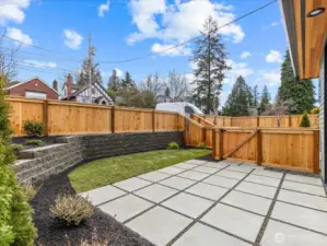 Your own private, patio and yard!