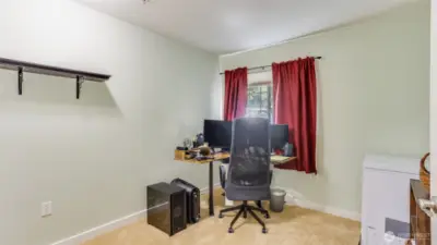 One of the 3 bedrooms in the home.