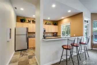 The clubhouse offers a full kitchen for parties and functions