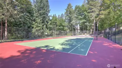 One of the many sports courts that are throughout Klahanie.