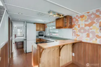 Wonderful kitchen with everything you need including a countertop dishwasher...