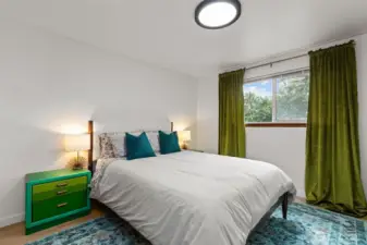 Guest bedroom on main level