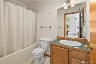 Full bathroom downstairs.
