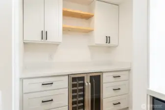 Pantry with wine cooler