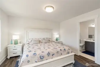 Primary bedroom with ensuite bath