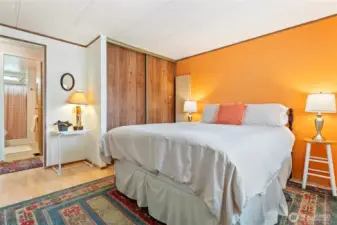 Bedroom #2- spacious, comfortable and next to guest bathroom.