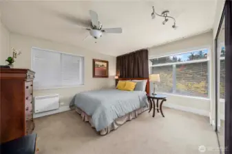 Spacious primary bedroom.