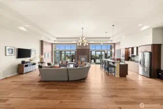 Multi-Purpose Lounge (Work From Home, Hold Meetings) w/ Kitchen  Entertainment Lounge w/ Billiards & Ping Pong  Outdoor Fire Pit