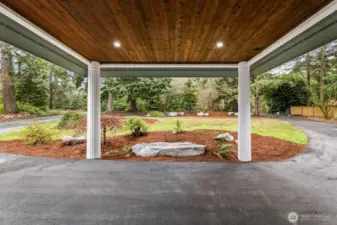 Beautiful covered entry